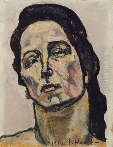 Frauenkopf by Ferdinand Hodler