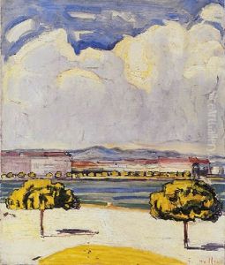 Genf, Blick Uber Den See Richtung Quai De Mont-blanc by Ferdinand Hodler