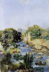 Flusslandschaft by Ferdinand Hodler