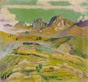 Blick Auf Den Gantrisch - Der Ganterist by Ferdinand Hodler