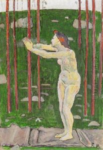 Aufgehen Im All - Communion Avec L'infini by Ferdinand Hodler