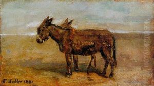 Deux Anes by Ferdinand Hodler