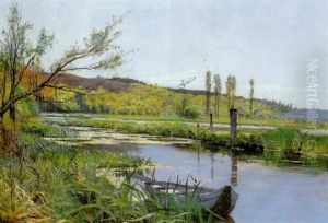 Les Bords De L'arve Pres De Geneve