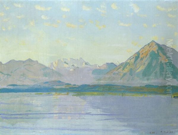 Am Thunersee, Blick Gegen Die Blumlisalp - view 1