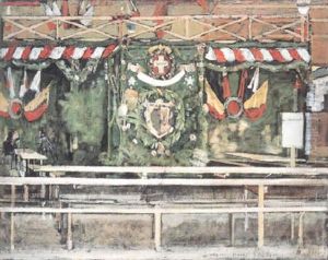 La Cantine De L'exposition by Ferdinand Hodler