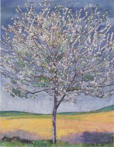 Bluhender Kirschbaum by Ferdinand Hodler