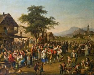 Bauerntanz by Johann Nepomuk Hoechle