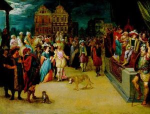 Das Urteil Des Zeleukus by Kasper or Gaspar van den Hoecke