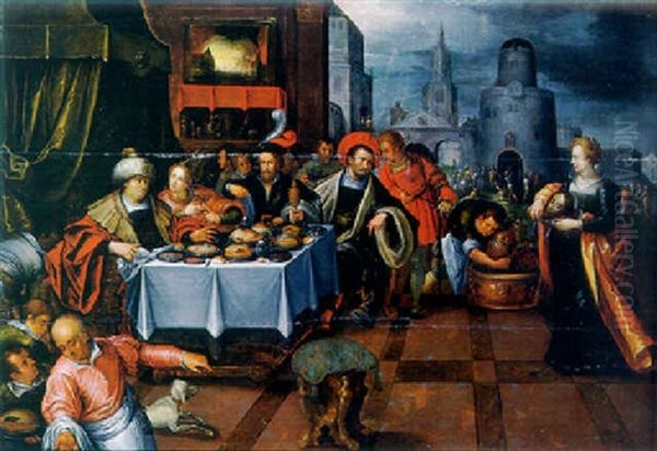 Salome Presenting The Head Of Saint John To Herod - view 1