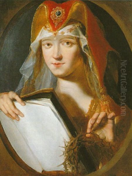 The Penitent Magdalen With A Crown Of Thorns - view 1