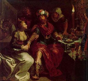 Judith And Holofernes by Kasper or Gaspar van den Hoecke