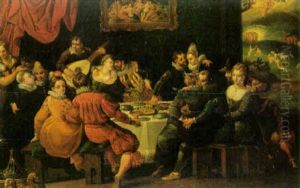 Mankind Awaiting The Last Judgement by Kasper or Gaspar van den Hoecke