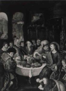The Last Supper by Kasper or Gaspar van den Hoecke