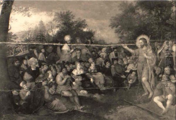 Christ Preaching To The Multitude - view 1