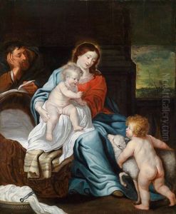 The Holy Family With The Infant Baptist