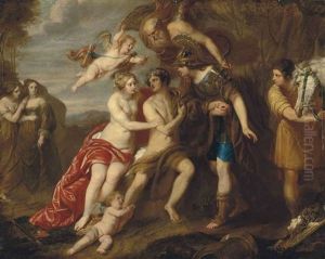 Hercules At The Crossroads by Jan van den Hoecke
