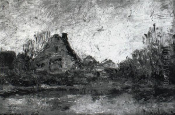 Landschaft Mit Weiher Und Gehoft - view 1