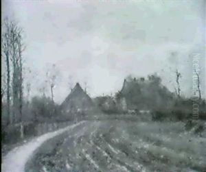 Norddeutsches Bauerngehoft by Rudolf Hoeckner