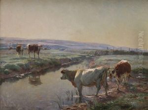 Un Matin De Septembre Dans La Vallee De Durdent by Leon Barillot