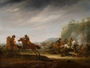 Caballeria by Abraham van der Hoef