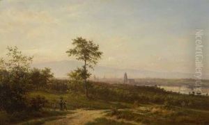 Blick Auf Frankfurt Vom Muhlberg