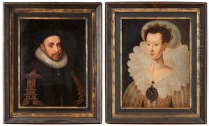 Konung Gustaf Ii Adolf Och Drottning Maria Eleonora (pair)