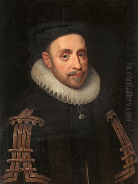 Konung Gustaf Ii Adolf (+ Drottning Maria Eleonora; Pair) - view 1