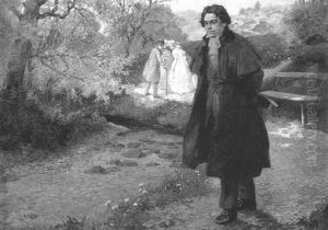 Am Bach by Rudolf August Hoeger