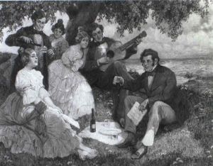 Schubertiade by Rudolf August Hoeger
