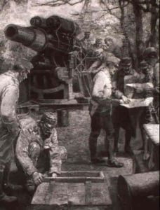 M"rser Wird In Feuerstellung Gebracht by Rudolf August Hoeger