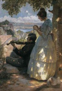 Sommeridylle In Der Wachau by Rudolf August Hoeger