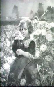 Die Kleine Gartnerin by Rudolf August Hoeger