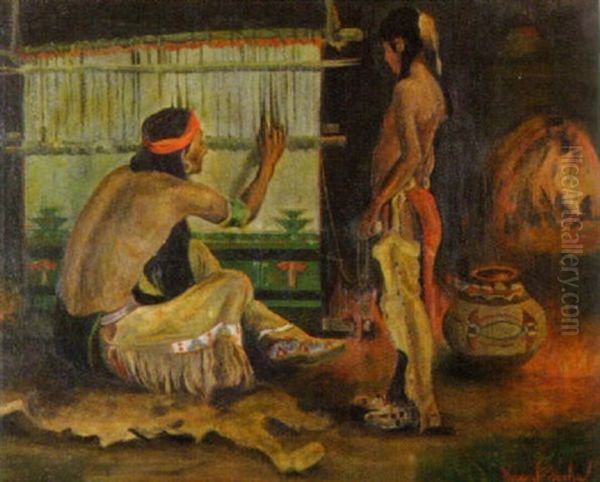 The Indian Weaver - view 1