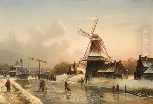 Winter Evening In Holland