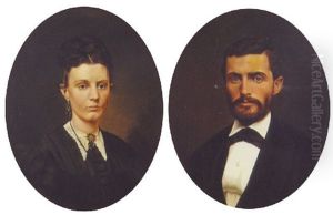 Portrait Of A Louisiana Lady by Julius Robert Hoening