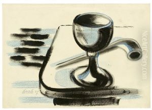 "pfeife Mit Glas" by Heinrich Hoerle