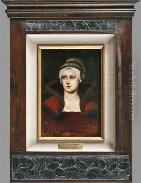 Portrait Einer Dame Mit Haube Und Stehkragen - view 1