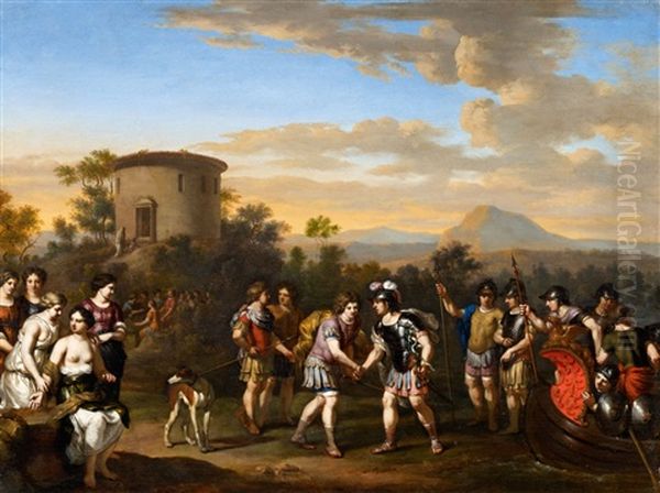 Aeneas' Arrival In Latium - view 1