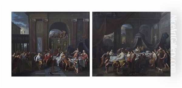 Banquets Antiques : La Danse De Salome; Et Le Banquet D'antoine Et De Cleopatre - view 1