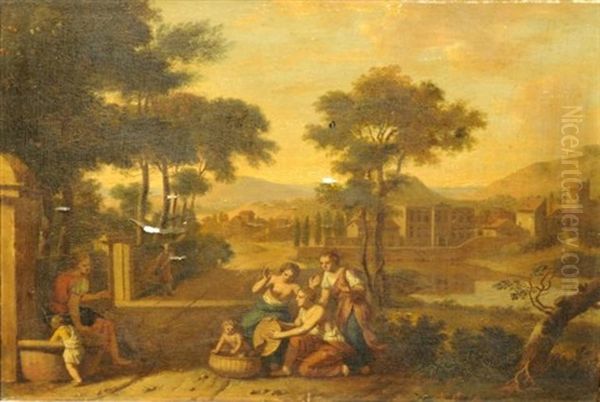 Erichtonius Decouvert Par Les Filles De Cecrops - view 1