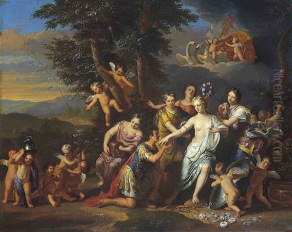 Mars Paying Homage To Venus - view 1