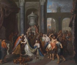 Das Zusammentreffen Der Konigin Von Saba Mit Konig Salomo