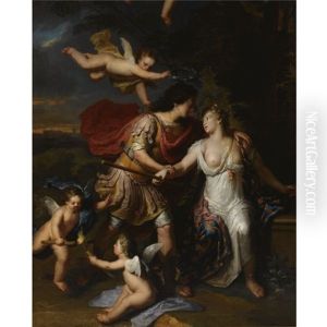 Rinaldo And Armida by Gerard Hoet
