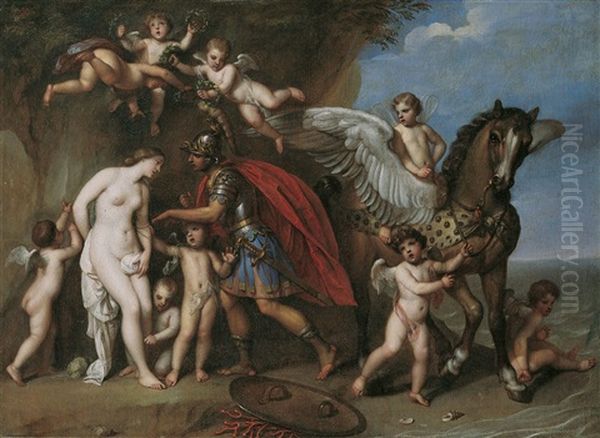 Perseus Die Gefesselte Andromeda Befreiend - view 1