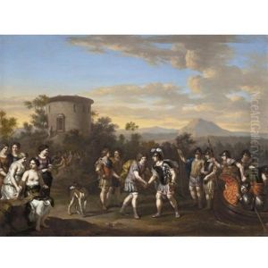 The Arrival Of Aeneas At Pallanteum