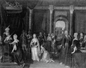 Esther Arrivant Devant Assuerus by Gerard Hoet