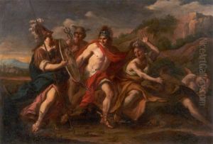 Perseus Uberwaltigt Medusa by Gerard Hoet