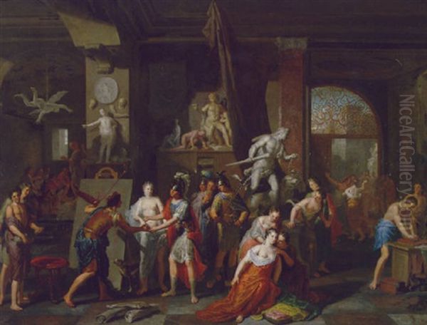Alexander Making A Gift Of Campaspe To Apelles - view 1
