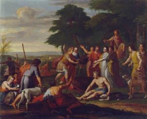 Meleager Presenting The Head Of The Calydonian Boar To Atalanta