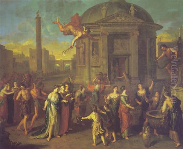 Mercury And Herse - view 1
